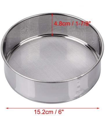 China Excellent Filtration Performance Stainless Steel 150 Microns 50 70 100 120 200 Micron Mesh Screen Sieve / Lab Test / Soil Testing Sieve for sale