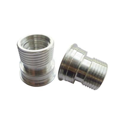 China Aluminum Custom CNC Turning Threaded Aluminum Pipe Parts for sale