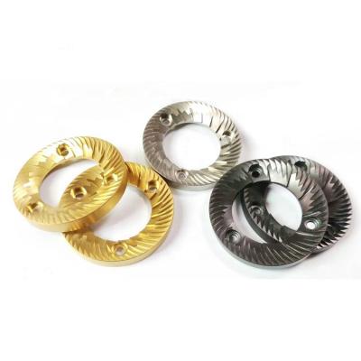 China Outdoor Professional Factory Supply High Quality Coffee Machine Parts 63mm Flat Coffee Grinding Burrs for sale