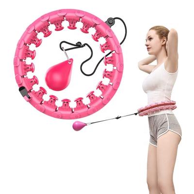 China Lose Weight DESUN Customized Fitness Lose Weights ABS Material Polynesian Dance Circles Smart With Ball for sale