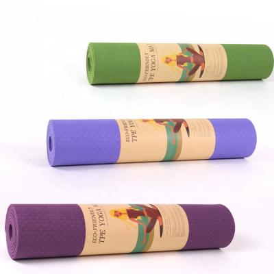 China Sports and Fitness Customizable Home Yoga Tape Durable Exercise DESUN Color Yoga Mat for sale