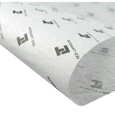 China Logo Printed 17gsm Waterproof Cheap Branded Tissue Paper For Clothing Wrapping for sale