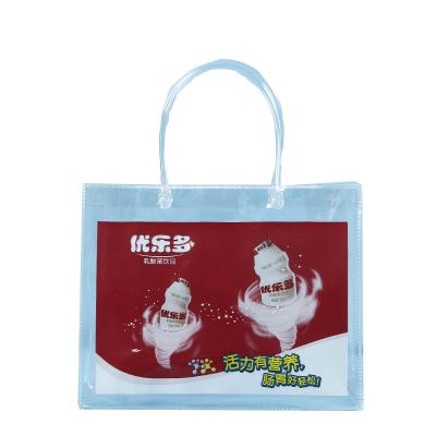 China Eco-Friendly Reusable Advertising Clear Packaging With Logo Clear Packaging Custom Printed PVC Custom Bag for sale