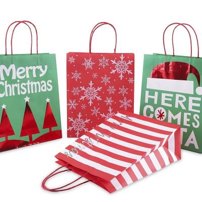 China Factory Custom Paper Recycled Packaging Bags Materials China Supplier Customized With Logo Paper Bag Logo for sale