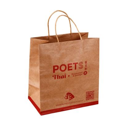 China Wholesale Cheap Recycled Materials Brand Custom Logo Printing Kraft Paper Bag Packing Gift Paper Bags for sale