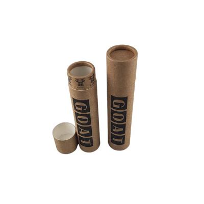 China Wholesale custom cigar paper tube packaging cardboard tube craft cylinder box with personality design for sale