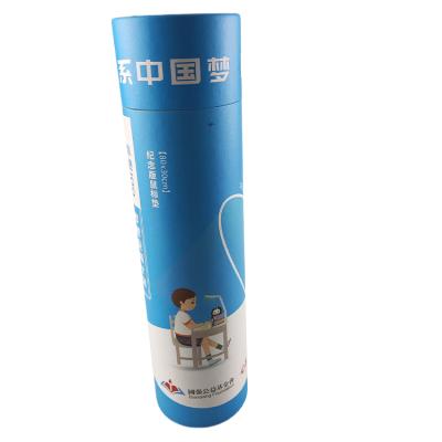 China Wholesale Customized Design T Shirt Packaging Tube Round Paper Can Cardboard Cylinder Packaging With Lids for sale