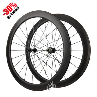 China Road Bikes HOT Cheap Carbon Wheelset 700c Road Bike Wheels 50mm 25mm Width Anvil Wheel Bicycle Rim Brake Cycling Wheels Bicycle Wheelset for sale