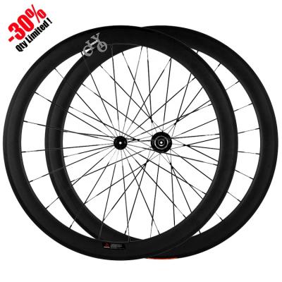 China Road Bikes Carbon Bicycle Wheelset On Sale 50mm Wheel Rim Brake 23mm Width Carbon Bike Wheels Anvil Road Bike Wheel for sale