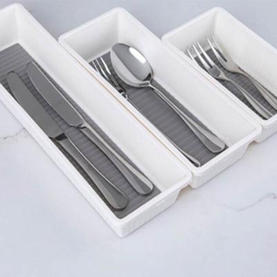 China Viable Knives Forks Storage Box Kitchen Tableware Organizer Concise Compact Holder Combo Free Space for sale