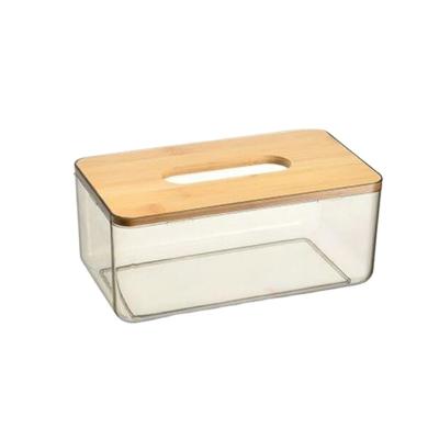 China China professional manufacture luxury tissue box lid stocked bamboo holder for sale