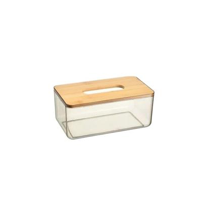 China Promotional High Quality Stocked Customize Bamboo Wooden House Tissue Paper Box for sale