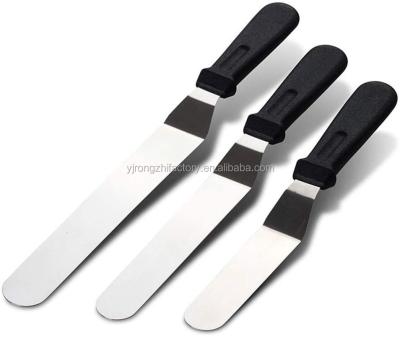 China Viable Wholesaler Bakeware Offset Spatula 3 Pcs Icing Spatula Set With 6