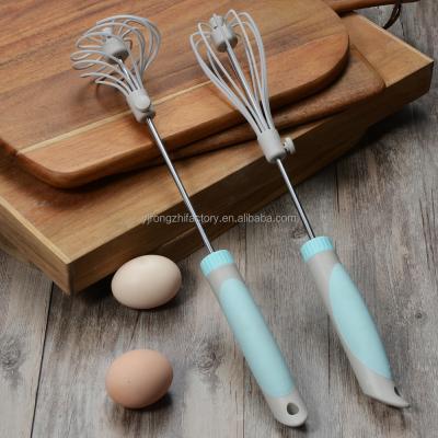 China Viable Improved Adjustable Semi-automatic Beater Hand Push Beater Mixer Eggs Beater and Milk Frother Easy Use to Beat Threshing for sale