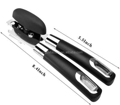 China Sustainable Wholesale Comfortable Handles Can Opener Stainless Steel Hand Held Can Opener for sale