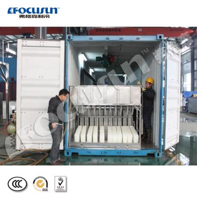 China 2020 Grocery Hot Sales 12.5 Ton Brine Containerized Block Ice Machine for sale