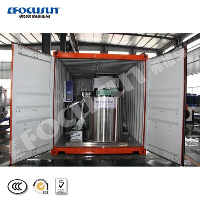 China New 10T/Day Containerized Flake Ice Machine 50*50*2 for sale