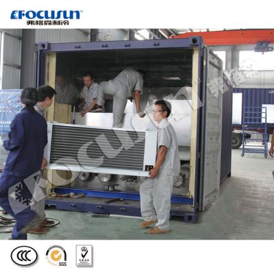 China food & Beverage plant for sale screw ice storage unit container cold room storage condensing ice for sale