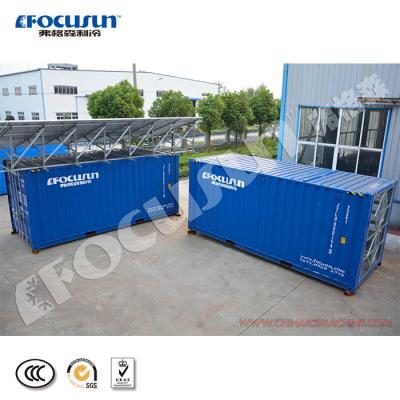 China Hotels New Design Containerized Cold Room Solar Powered Solar Panel Containerized Storage Room for sale