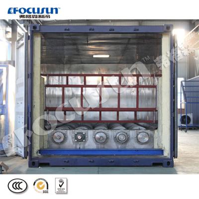 China food & Beverage Factory 2020 Best Price 40 Feet Screw In Ice Storage Containerized Cold Room System for sale