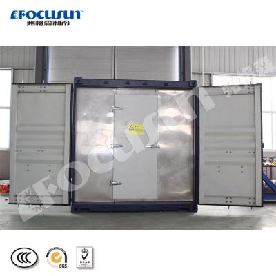 China Maintain Temperature 2020 Best Price 20feet Containerized Screw Ice Storage Cold Room System For Tube Ice for sale