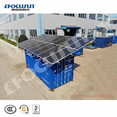 China Convenience Store Focusun New Technology Containerized Type Solar Power Cold Room With Low Price for sale