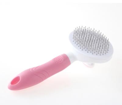 China Pet Grooming Cleaner and Brush for Grooming and Massaging Hair Automatic Removing Comb Dogs Cats Telescopic Products for sale