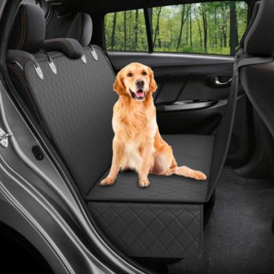 China Travel Dog Waterproof Pet Hammock Durable Soft Non-Slip Car Back Seat Cover For Cars For Dogs for sale