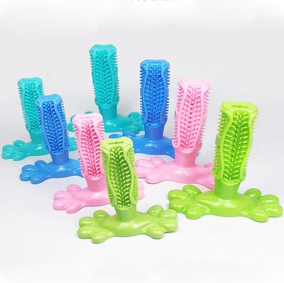 China Various Design Viable Universal Hot Sale Amazon Rubber Dog Chew Toys Chew Stick Toothbrush Remover for sale