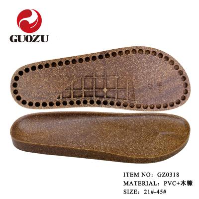 China Lightest Mens Casual Slipper TPR Soft Cork Material Sole for sale