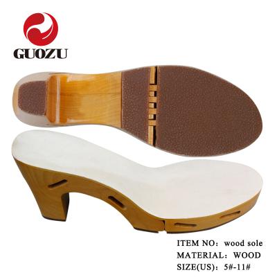 China Unique Design Wooden Wooden Lady Chokes Wooden Sole for sale