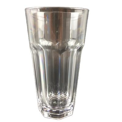 China CLASSIC Restaurant Supply Clear Acrylic Mug Drinking Glasses for sale