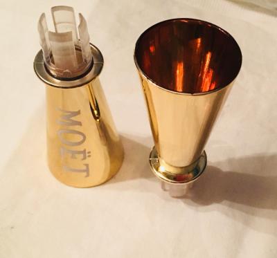 China ABS Gold Colored Sippers For Mini Bottle for sale