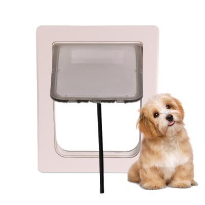 China 2021 latest dogs pet door small, medium and large dog doors open from both sides for sale