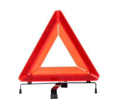 China GPPS+HIPS Red Traffic Road Signs EN 471 Emergency Car Rescue Tools Reflective Warning Triangle For Road Way Safety for sale