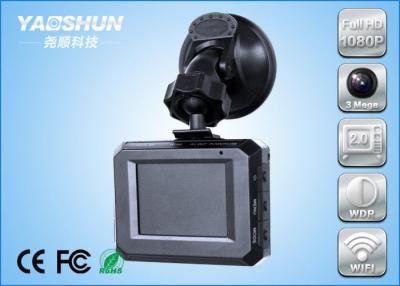 China ABS Black Dual Lens Car DVR Recorder Full HD With 2.0 Inch LCD Screen for sale