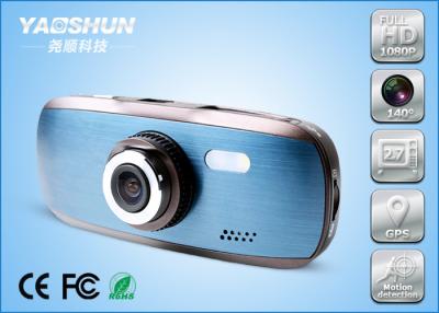 China Seamless Loop Recording Motion Detect Blue Auto Dash Cam H.264 Compression With 2.7