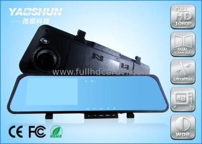 China Apoio antiofuscante de vidro azul 32G do carro DVR 4.3inch da visão nocturna do espelho retrovisor à venda