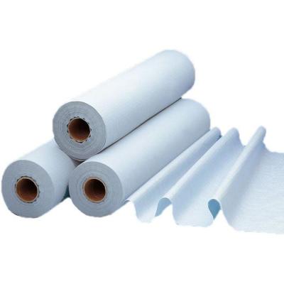 China high quality disposable waterproof crepe paper for medical bed sheet roll à venda