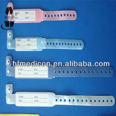 China Medical ID Bracelets / Patient ID bracelets /newborn ID bands for sale