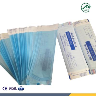 China dental pack Disposable medical dental self seal sealing sterile peel pouches bag for medical equipment for sale