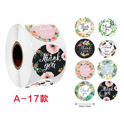 China Wholesale Decorative Sticker Paper Sticker Printing CMYK Thank You Sticker Roll for sale