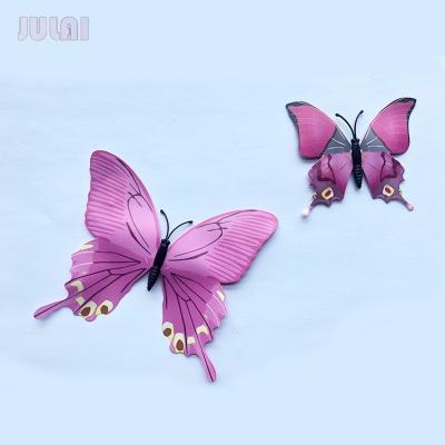 China WALL STICKER Easy Teardown Butterfly Magnet Wall Sticker For Window Static Cling Sticker Vinyl Cling Decoration For Decor for sale