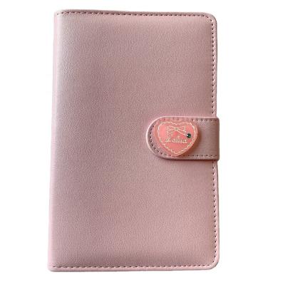 China Custom waterproof china supplier factory price pu leather 20 ring binder with sticker notepad headwear for sale