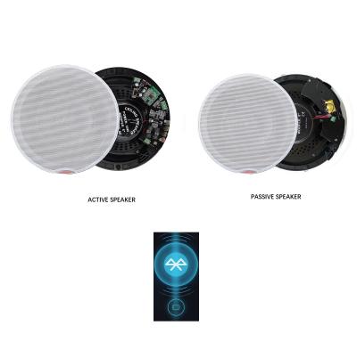 China Ceiling wireless active amplified mini speaker with BT for pairs for sale