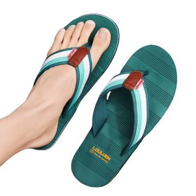 China Wholesale Cheap Fashion Trend Cotton Fabric Flip Flops Slippers Top Soft Antiskid Man for sale