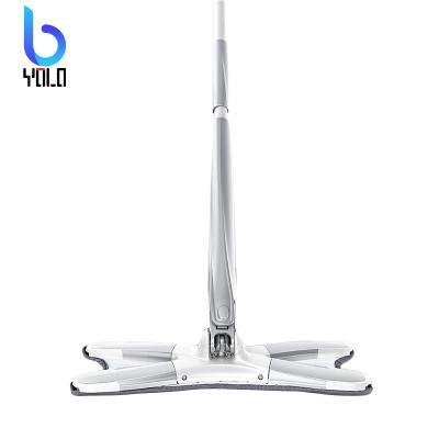 China Yolo Stocked Wholesale Economical No Hand Wash Cleaning Mop Floor Mop Making Machine for sale