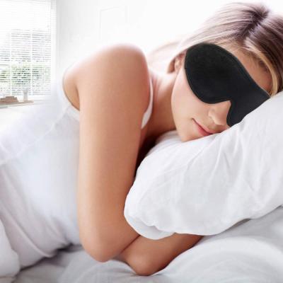 China 3D Memory Foam Yolo Sleep Mask Contoured 100% Blackout Eye Mask For Sleeping With Adjustable Strap for sale