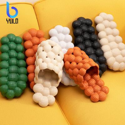 China Rebber+ EVA Yolo Slippers Women Sandal Ladies Flat Feature Bubbles Summer Casual Outdoor Beach Slides Female Slippers for sale