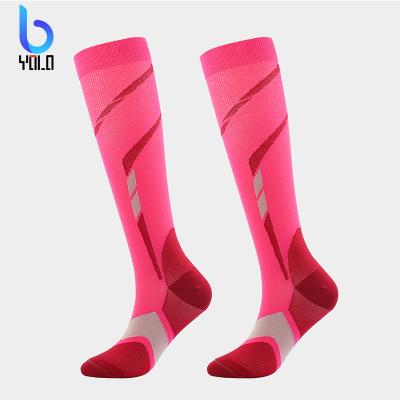 China New Breathable Compression Stockings Pressure Running Care Knock Out Compression Sports Socks for sale